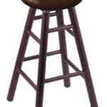 University of Wyoming 30" Swivel Oak Bar Stool in Dark Cherry Finish