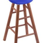 Boise State University 30" Swivel Oak Bar Stool in Medium Finish