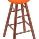 Clemson 24" Swivel Oak Counter Stool in Medium Finish