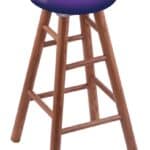 Kansas State University 30" Swivel Oak Bar Stool in Medium Finish