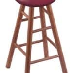 University of Minnesota 30" Swivel Oak Bar Stool in Medium Finish 3 University of Minnesota 30" Swivel Oak Bar Stool in Medium Finish