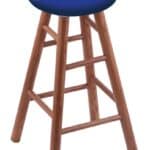 Marquette University 30" Swivel Oak Bar Stool in Medium Finish 3 Marquette University 30" Swivel Oak Bar Stool in Medium Finish