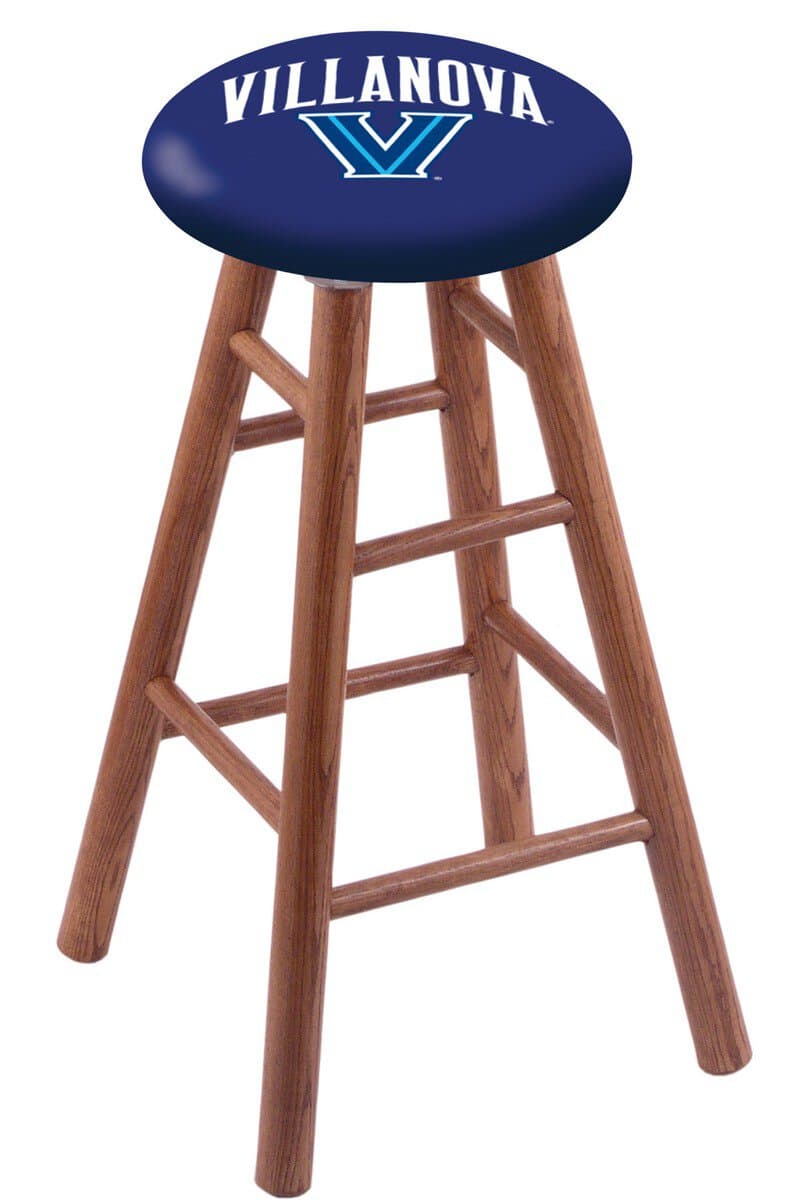Villanova University 36" Swivel Oak Extra Tall Bar Stool in Medium Finish 1 Villanova University 36" Swivel Oak Extra Tall Bar Stool in Medium Finish