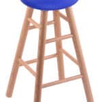 Boise State University 36" Swivel Oak Extra Tall Bar Stool in Natural Finish 3 Boise State University 36" Swivel Oak Extra Tall Bar Stool in Natural Finish
