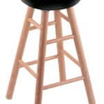 University of North Dakota 36" Swivel Oak Extra Tall Bar Stool in Natural Finish