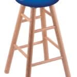 South Dakota State University 36" Swivel Oak Extra Tall Bar Stool in Natural Finish