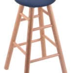 US Naval Academy 36" Swivel Oak Extra Tall Bar Stool in Natural Finish