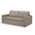 REST Wheat Leather Memory Foam Sofa Bed