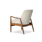 REYNOLDS Cream Boucle Natural Ash Wood Lounge Chair