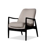 REYNOLDS Lounge Chair Black Ash Wood Frame