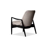 REYNOLDS Lounge Chair Black Ash Wood Frame