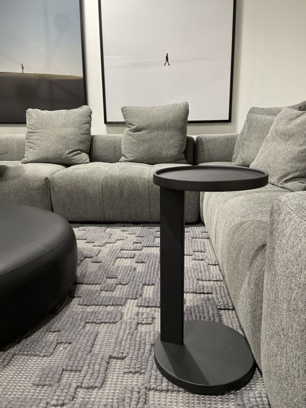 ROOKIE Matte Black Aluminum End Table 3