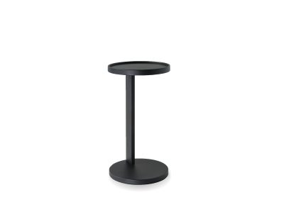 ROOKIE Matte Black Aluminum End Table
