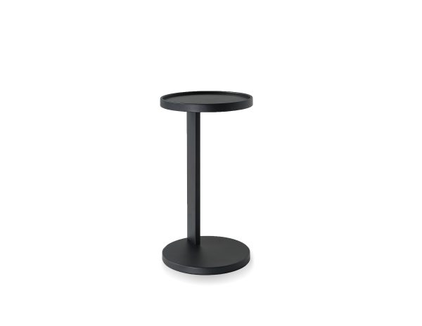 ROOKIE Matte Black Aluminum End Table