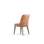 ROULETTE Saddle Brown Vintage Leather Dining Chair 10 ROULETTE Saddle Brown Vintage Leather Dining Chair