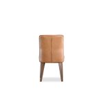 ROULETTE Saddle Brown Vintage Leather Dining Chair 11 ROULETTE Saddle Brown Vintage Leather Dining Chair