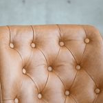 ROULETTE Saddle Brown Vintage Leather Dining Chair 12 ROULETTE Saddle Brown Vintage Leather Dining Chair