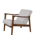 Transitional Accent Chair Medium Brown Frame Light Grey Cushions 15 Transitional Accent Chair Medium Brown Frame Light Grey Cushions
