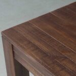 Solid Wood Rustic Brown Farmhouse Dining Table Seats Six 6 Solid Wood Rustic Brown Farmhouse Dining Table Seats Six