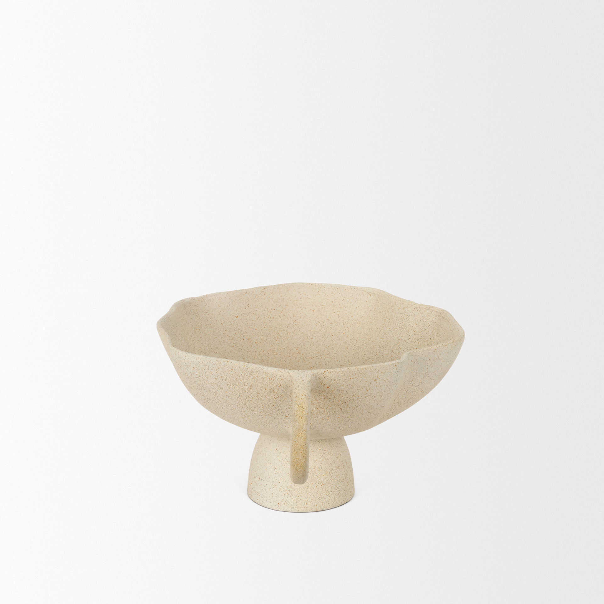 Radka Beige Textured Small Metal Decorative Bowl 5 Radka Beige Textured Small Metal Decorative Bowl - Image 5