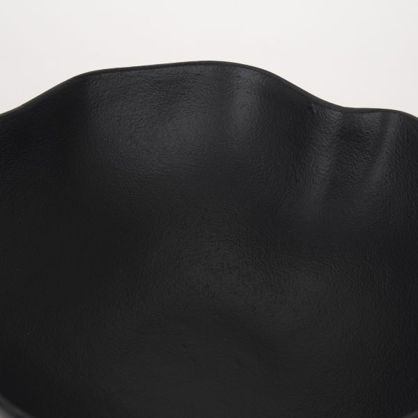 Radka Small Matte Black Metal Decorative Bowl 7