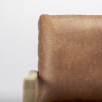 Raeleigh Tan Faux Leather Accent Chair