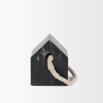 Raena Black Marble House Door Stopper