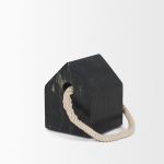 Raena Black Marble House Door Stopper