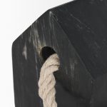 Raena Black Marble House Door Stopper