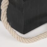 Raena Black Marble House Door Stopper