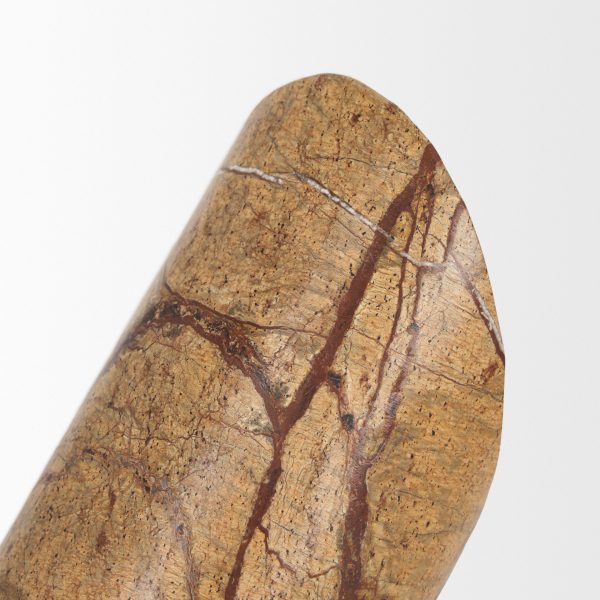 Rahima Brown Forest Marble Angled Bookends 6