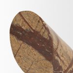 Rahima Brown Forest Marble Angled Bookends