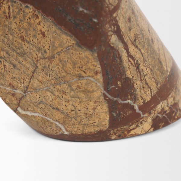 Rahima Brown Forest Marble Angled Bookends 8