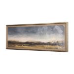 Rainy Landscape by Mercana Studio a Hand Embelished Textured Framed Art Print