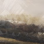 Rainy Landscape by Mercana Studio a Hand Embelished Textured Framed Art Print