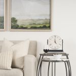 Raja Matte Black Metal w/ Wood Table Clock