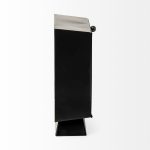 Ralph I Black Metal Square Table Clock