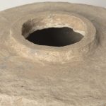 Rama Large Beige Paper Mache Floor Vase