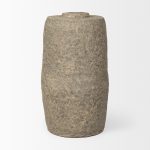 Rama Large Gray Paper Mache Floor Vase
