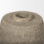 Rama Large Gray Paper Mache Floor Vase
