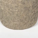Rama Small Gray Paper Mache Floor Vase