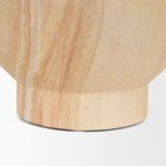 Ramira Beige Sandstone Decorative Pedestal Bowl