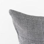 Ramone 14 x 26 White and Black Fabric Decorative Pillow Cover