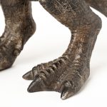 Raptor (10.6"H) Dark Tone Resin Tyrannosaurus Rex Table Lamp