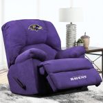 Ravens GM Microfiber Embroidered Rocker Recliner Made in USA