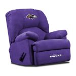 Ravens GM Microfiber Embroidered Rocker Recliner Made in USA