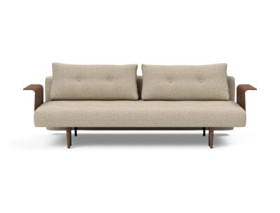Recast Sofa Bed Dark Styletto With Arms - Halifax Antique