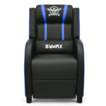 Reclining Massage Gaming Chair with Adjustable Backrest and Footrest 39 Reclining Massage Gaming Chair with Adjustable Backrest and Footrest