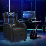 Reclining Massage Gaming Chair with Adjustable Backrest and Footrest 41 Reclining Massage Gaming Chair with Adjustable Backrest and Footrest