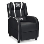 Reclining Massage Gaming Chair with Adjustable Backrest and Footrest 52 Reclining Massage Gaming Chair with Adjustable Backrest and Footrest